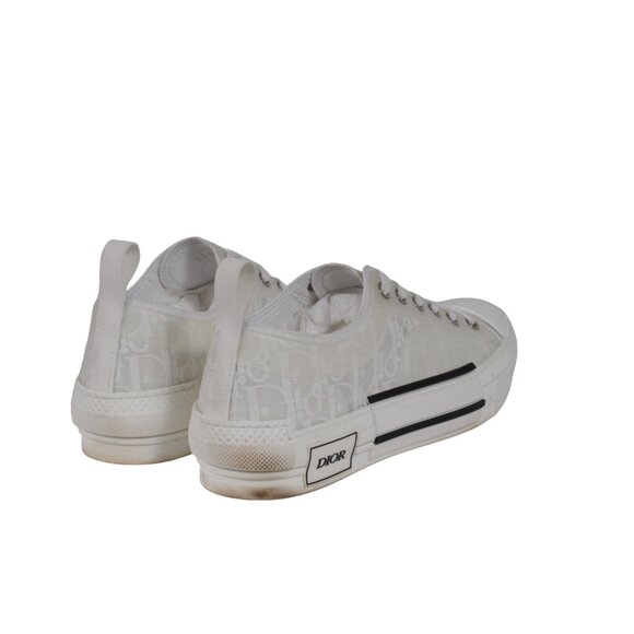 Christian Dior Womens B23 Low Top Sneakers US 5 EU 38 White Oblique Trainers - Picture 7 of 11